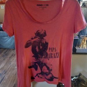 Asymmetrical top red